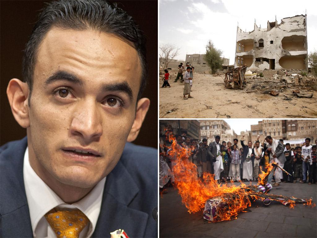 Yemeni man brings the horror of drone strikes home to US Senate
